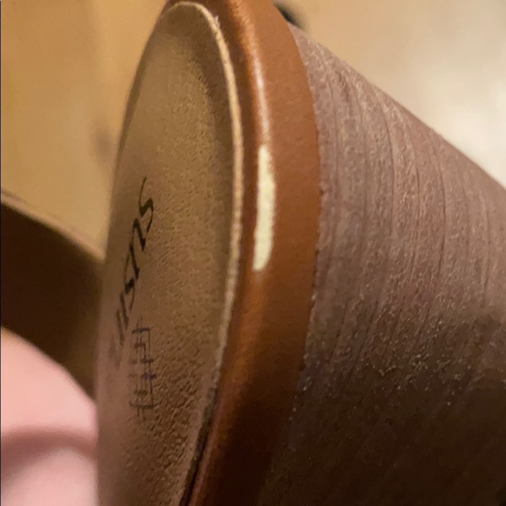 Susina Terra Wedge Sandal Brown Leather - Picture 12 of 14